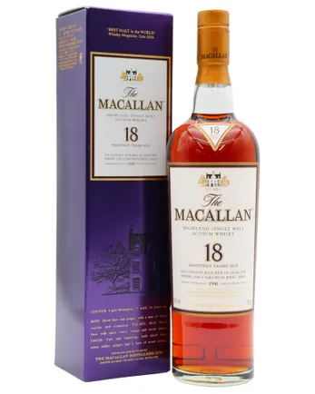 Macallan 1990 18 jaar oud Sherry Oak