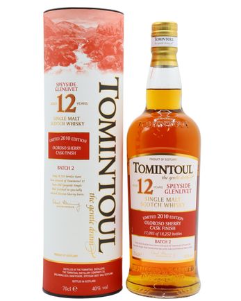 Tomintoul 12 jaar oud Sherry Cask