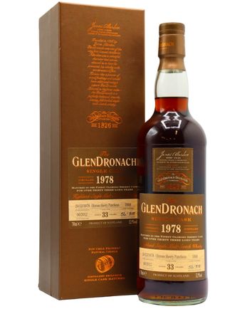 Glendronach 1978 33 jaar oud Oloroso Sherry Cask #1068
