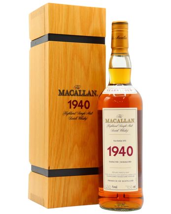 Macallan 1940 35 jaar oud Fine Rare