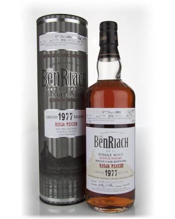Benriach 1977 34 jaar oud Cask #2588 Rioja Finish