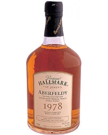 Aberfeldy 1978 22 jaar oud Vintage Hallmark