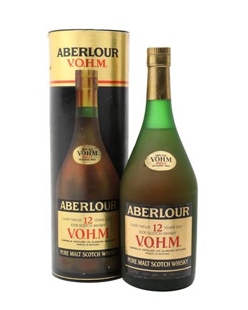 Aberlour 12 jaar oud VOHM Bottled 1980's