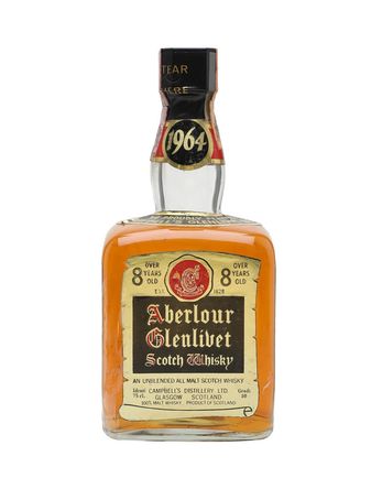 Aberlour Glenlivet 1964 8 jaar oud Bottled 1970s