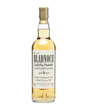 Bladnoch 2001 9 jaar oud Lightly Peated