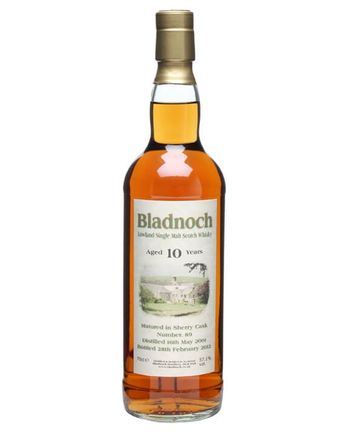 Bladnoch 2001 10 jaar oud Cask #89 Sherry Cask