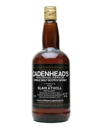 Blair Athol 1966 21 jaar oud Cadenhead's