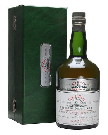 Balblair 1966 35 jaar oud Bottled 2002 Douglas Laing Platinum Selection