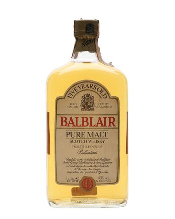 Balblair 5 jaar oud Bottled 1980's 1L