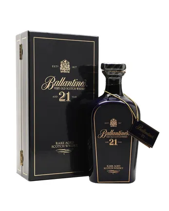 Ballantine's 21 jaar oud Blue Ceramic Decanter