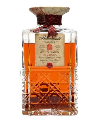 Ballantine's 30 jaar oud Crystal Decanter Bottled 1960s