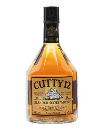 Cutty Sark 12 jaar oud Bottled 1980s