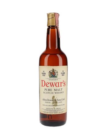 Dewar's 12 jaar oud Bottled 1970s