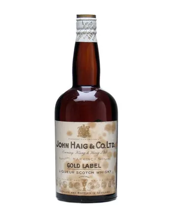 Haig Gold Label George V SpringCap Bottled 1930s