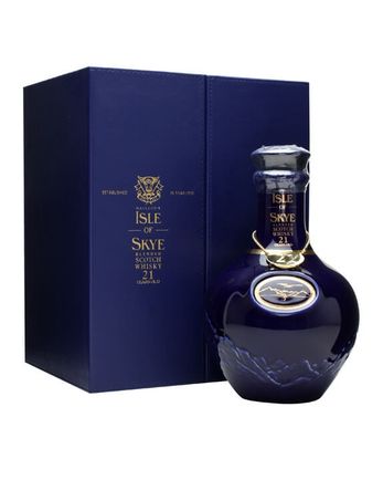 Isle of Skye 21 jaar oud Blue Wade Ceramic Decanter