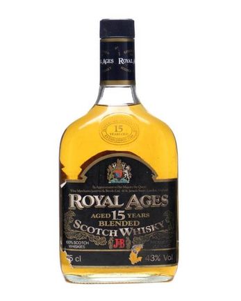 J B Royal Ages 15 jaar oud Bottled 1980s