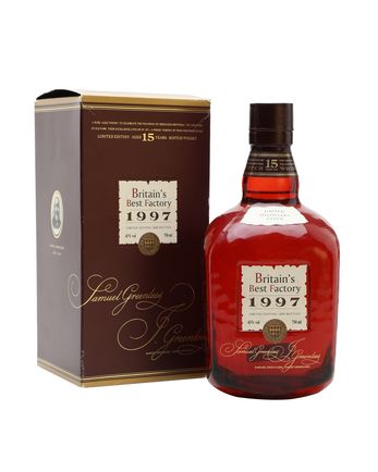 Old Parr 15 jaar oud Britain's Best Factory 1997