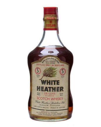 White Heather 5 jaar oud Bottled 1980s Half Gallon