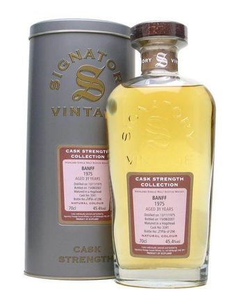 Banff 1975 31 jaar oud Signatory Cask Strength Collection