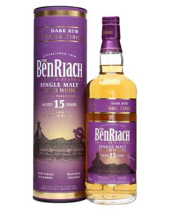 Benriach 15 jaar oud Dark Rum Wood Finish