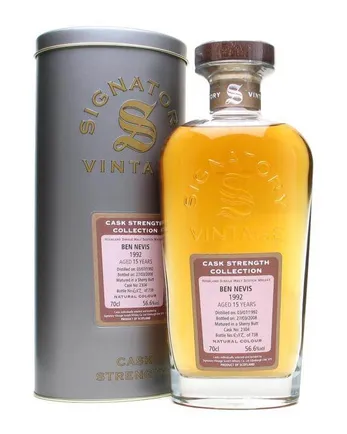 Ben Nevis 1992 15 jaar oud Sherry Cask 2304 Signatory