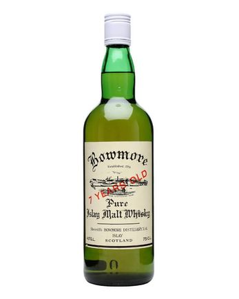 Bowmore 7 jaar oud Bottled 1970s