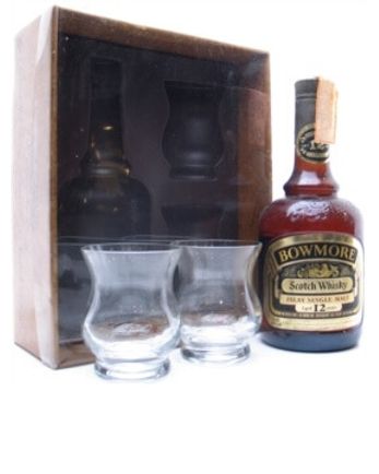 Bowmore 12 jaar oud Gift Pack with 2 Glasses