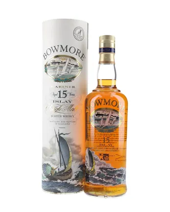 Bowmore Mariner 15 jaar oud Screen Printed Label