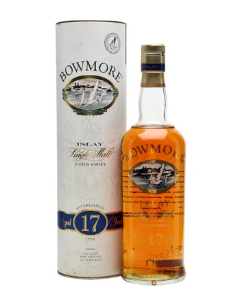 Bowmore 17 jaar oud Bottled 1990's