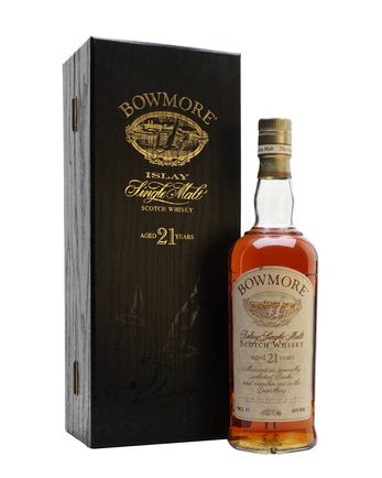 Bowmore 21 jaar oud Bottled Early 1990's