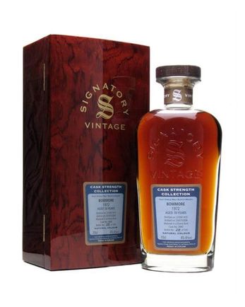 Bowmore 1972 36 jaar oud Rare Reserve Sherry Butt Signatory Cask Strength Collection