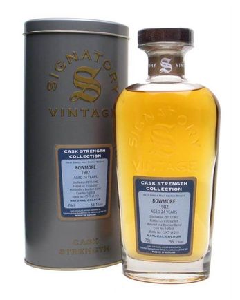 Bowmore 1982 24 jaar oud Bourbon Cask Signatory