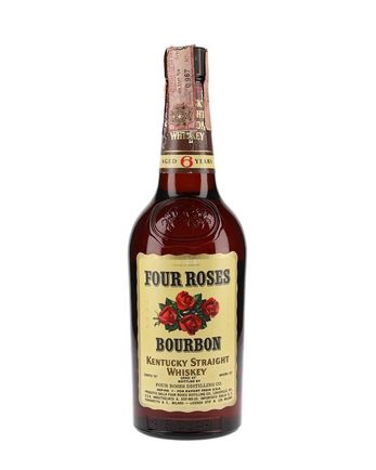 Four Roses 6 jaar oud Yellow Bottled 1960s