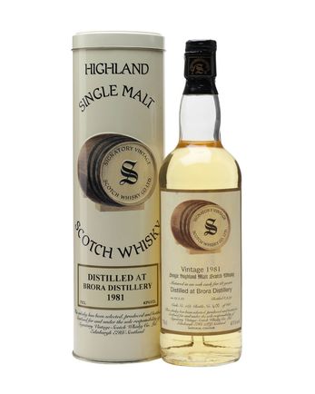 Brora 1981 18 jaar oud Sherry Cask Signatory
