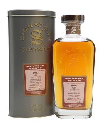 Brora 1981 23 jaar oud Sherry Butt Signatory