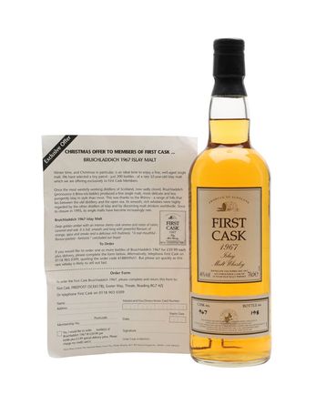 Bruichladdich 1967 32 jaar oud Cask #967 First Cask