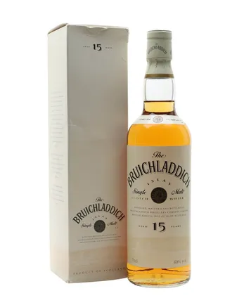 Bruichladdich 15 jaar oud Cream Label Bottled 1990s