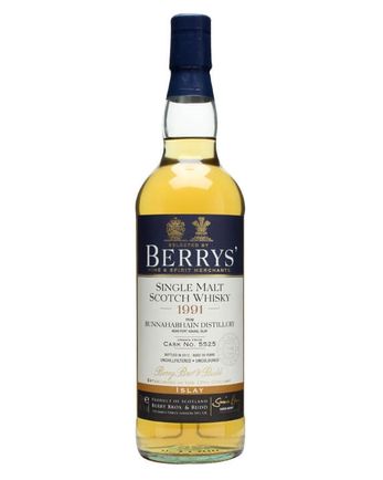 Bunnahabhain 1991 20 jaar oud Cask #5525 Berry Bros & rudd