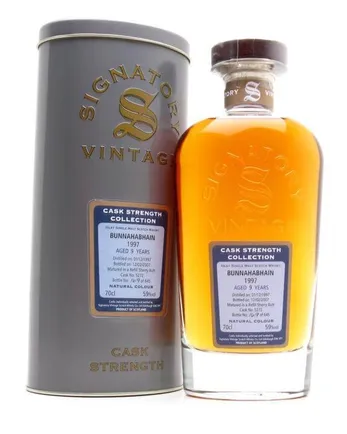 Bunnahabhain 1997 9 jaar oud Sherry Butt Signatory Cask Strength Collection