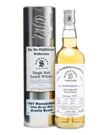 Bunnahabhain 1997 14 jaar oud Cask #5685 5687 Peated Signatory Un-Chillfiltered Collection