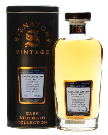 Bunnahabhain 1997 15 jaar oud Signatory Cask Strength Collection