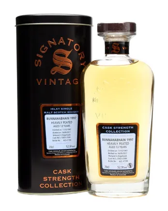 Bunnahabhain 1997 13 jaar oud Heavily Peated Signatory
