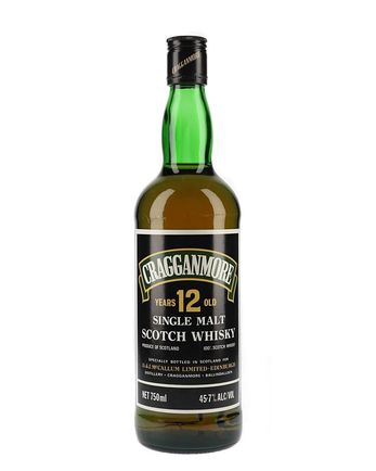 Cragganmore 12 jaar oud Bottled 1980's 75cl