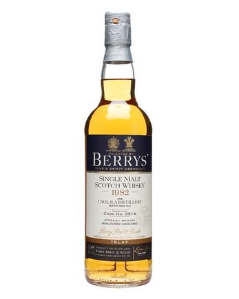 Caol Ila 1982 28 jaar oud Cask #6514 Berry Bros & Rudd