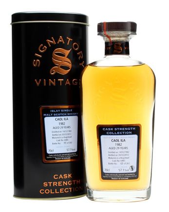 Caol Ila 1982 29 jaar oud Cask #6485 Signatory Cask Strength Collection