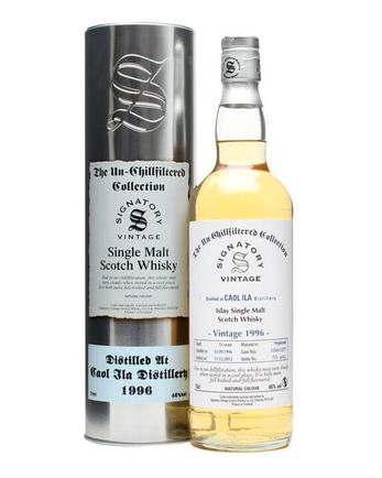 Caol Ila 1996 16 jaar oud Cask #12563+72 Signatory Un-Chillfiltered Collection