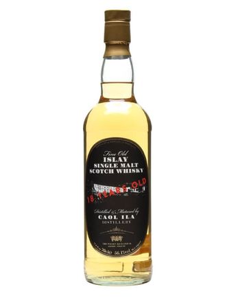 Caol Ila 18 jaar oud TWE Retro Label The Whisky Exchange