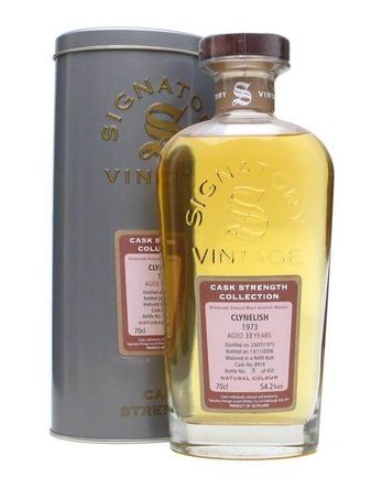 Clynelish 1973 33 jaar oud Signatory Cask Strength Collection