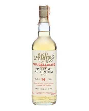 Craigellachie 1980 14 jaar oud Bottled 1995 Milroy's