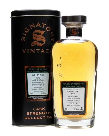 Dallas Dhu 1979 31 jaar oud Cask #1385 Signatory Cask Strength Collection